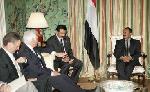 Almotamar Net - President Ali Abdullah Saleh held talks on Wednesday during his visit to United States with Chief Executive Officer of Millennium Challenge Corporation John J. Danilovich.

