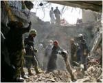 Almotamar Net - Cabinet approved on Tuesday urgent measures to tackle damages at al-Dhafeer village, west of Sanaa, due to rockslide happened.

The measures include building new houses for the residents of the village whose homes were destroyed