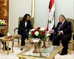 Almotamar Net - The US secretary of state has arrived in Baghdad for a surprise visit as the capital suffered its worst week of bombings in three years.


