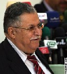 Almotamar Net - BAGHDAD, Iraq (CNN) -- Iraqi President Jalal Talabani was due to fly to Tehran to meet his Iranian counterpart on Monday as the government reopened Baghdad airport and lifted a curfew imposed after a string of deadly attacks last week. 