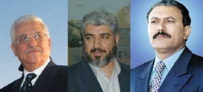 Almotamar Net - SANAA- Palestinian president Mahmoud Abbas and Hamas political leader Khalid Mashaal agreed to continue talks on forming a national government that would serve the interest of the Palestinian people. 