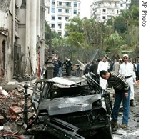 Almotamar Net - Bombs have exploded outside the headquarters of Algerias prime minister and a police station in Algiers.Authorities say the two blasts killed at least 17 people and wounded more than 80. Witnesses say a suicide car bomber carried out the attack at the headquarters of Prime Minister Abdelaziz Belkhadem in central Algiers. The other explosion was at a police station in the Bab Ezzouar district in the capitals eastern outskirts.