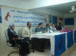 Almotamar Net - Assistant secretary general of the General Peoples Congress (GPC) Sadeq Amin Abu Ras, in charge of organisation affairs  called on members of the permanent committee in the governorate  of Abyan to carry out their organisational tasks and to actively contribute to reflecting visions and directives of the GPC through the serious work for crystallizing contents of the election platform of the president of the republic and the GPC program for the local councils in the way of implementing them on the ground.