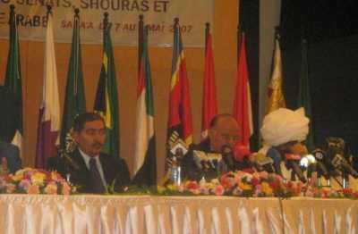 Almotamar Net - Yemen vice-President Abidrebah Mansour Hadi said Tuesday Yemen believes that solving the conflict and problems in the Arab and African regions will only be by implementing resolutions of the international legitimacy and ending the policy of dibble standard and putting an end to occupation of Palestine, Iraq, the Syrian Golan Heights and Lebanese Shaba Farms.