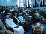 Almotamar Net - Secretary-General of the General Peoples Congress (GPC) Abdulqader Bajammal said in his lecture at the opening of the 4th Conference on environment and Natural Resources organised by Taiz University Monday, the topic is vital in our life, indicating his participation in the conference was out of one perspective, i.e. the nature has its ability to balance but we live the nature and make lively in the conscience of the man and we are partners in it.

