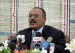 Almotamar Net - President Ali Abdullah Saleh and with him senior officials of the state, leaders of political parties and organisations, social figures, commanders of armed forces and security, members of Arab and foreign diplomatic missions attend the youth festival and the grand carnival parade to be held in the city of Ibb on Tuesday on the occasion of celebrations of the 17th National Day of the Yemeni republic.