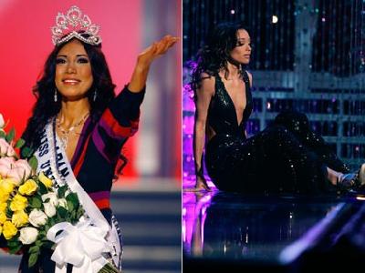 Almotamar Net - A 20-year-old dancer from Japan was crowned Miss Universe 2007 on Monday night, marking only the second time her country has won the world beauty title. 
Dressed in a black, red and purple Japanese-style gown, Riyo Mori nervously grabbed the hands of first runner-up, Natalia Guimaraes of Brazil, just before the winner was announced. Then she threw her hands up and covered her mouth, overcome with emotion.
