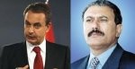 Almotamar Net - President Ali Abdullah Saleh received Monday evening a telephone call from the Spanish Prime Minister Jose Luis Rodriguez Zapatero during which the two leaders have discussed the terrorist incident to which a number of Spanish tourists were exposed and led to the death of 7 of them and the injury of six others in addition to the killing of two Yemeni citizens and injury of two others.