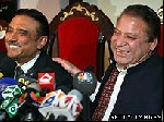 Almotamar Net - The leaders of the two parties that won Pakistans elections have signed an agreement to form a coalition government, reports say. 