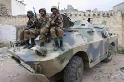 Almotamar Net - Local sources in Saada confirmed Sunday the killing of the two leading terrorists Mutlaq Aydhan and Abu Alya during advance of army and security forces on to Al-Jraida area in Saada governorate. That development came after the death of 8 other terrorists in the area of Bani Maath. The sources pointed out the death of a group of terrorists in explosion of a landmine in the area of Al Al-Saifi.
