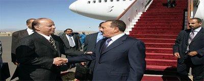 Almotamar Net - President Ali Abdullah Saleh left on Sunday for Kuwait to take part in the Arab summit on Gaza, which is hosted by Kuwait for period from 19th to 20th January. 

