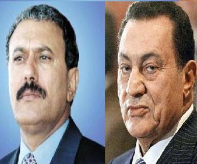 Almotamar Net - President Ali Abdullah Saleh of Yemen on Friday received a telephone call from the Egyptian President Hosni Mubarak doting which he asked about the health condition of President Saleh, wishing him speedy recovery and good health. 