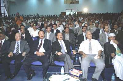 Almotamar Net - President Ali Abdullah Saleh attended in Sanaa on Wednesday a celebration on the occasion of the Science Day, July 30th.