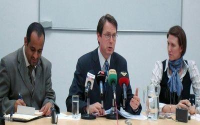 Almotamar Net - British diplomat denied on Thursday the intention of UK and US to interfere or to have any military existence in Yemen. In a press conference, British ambassador to Yemen Tim Torlot said that "Yemenis are smart and realize the threats of al-Qaeda and the damages of its terrorist operations on the country".

