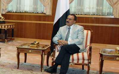 Almotamar Net - President Ali Abdullah Saleh received Sunday the Iraqi ambassador to Yemen Talal al-Ubaidi on the occasion of the expiry of his term of office as an ambassador of Iraq to Yemen. 