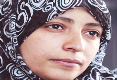 Almotamar Net - A security source at Interior Ministry said on Sunday that Tawakul Karman, who heads the Women Without Chains Organization, was arrested Saturday under a warrant of the Public Prosecution.