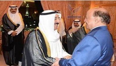 Almotamar Net - President Abdo Rabbo Mansour Hadi and an official delegation accompanying him arrived in Kuwait on Monday to participate in the 3rd Africa-Arab Summit, due on November 19-20. 