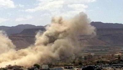 Almotamar Net - The Saudi aggression struck again on Tuesday Nehm district in Sanaa province.

The Saudi fighters bombed al-Mahjar area leaving serious damage to agriculture lands and people houses, a security official said.

Earlier today, the Saudi warplanes targeted Melh area 