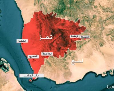 Almotamar Net - The Army and Popular Committees repulsed on Monday to advance of Saudi-paid mercenaries towards al-Wazeyah district of Taiz province. 

A military official said a number of mercenaries have been killed and wounded in an attempt which lasted several hours. 

He pointed out that the missile forces of the army and Popular forces targeted gatherings of the mercenaries behind al-Shabkah mountain in Thubab area with a number of Katyusha rockets. 
