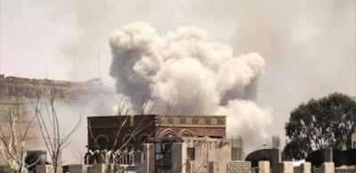 Almotamar Net - The Saudi aggression launched two air raids overnight on the capital Sanaa, a security official said Monday.

The aggression s warplanes hit the Guard School in Jeraf district of Sanaa capital, causing serious damage to citizens houses and private facilities.
