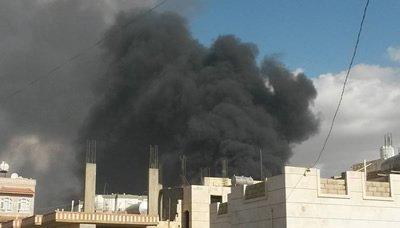 Almotamar Net - Saudi aggression coalition waged two strikes on the capital Sanaa over the past 24 hours, an official said on Sunday.

The violent strikes targeted al-Hafa residential area in al-Sabeen district east of the capital. 
