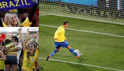 المؤتمر نت - تأهل منتخب السامبا إلى دور الثمانية لنهائيات كأس العالم  بعد فوزه اليوم على نظيره التشيلي  بثلاثة أهداف دون رد ليضرب بذلك موعداً مع منتخب هولندا الذي تأهل هو الأخر إلى دور الثمانية  بعد فوزه على سلوفاكيا بهدفين لهدف .
