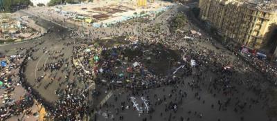 المؤتمر نت - وأعربت المتحدثة باسم الخارجية الأمريكية جنيفر ساكي المتحدثة خلال مؤتمر صحفي اليوم، في تعليقها على ‏أحداث ميدان التحرير اليوم، عن 