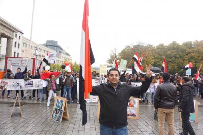 مسيرة حاشدة في العاصمة الألمانية ضد العدوان على اليمن 