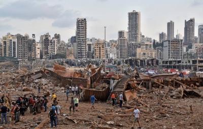   100 قتيل و 4 آلاف جريح في انفجار بيروت	 