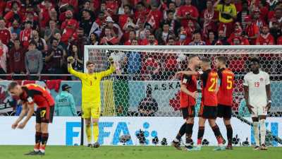 المؤتمر نت - تغلب المنتخب البلجيكي على نظيره الكندي بنتيجة (1 - 0)، في مباراة جمعتهما الأربعاء ضمن الجولة الأولى من منافسات المجموعة السادسة في كأس العالم قطر 2022