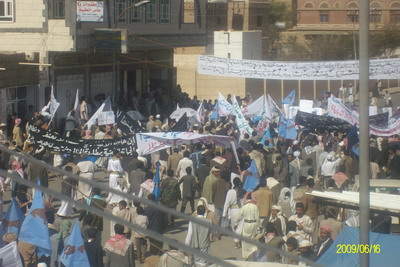 جانب من المظاهرة