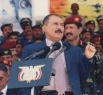 Almotamar Net - President Ali Abdullah Saleh paid on Wednesday a visit to the higher military academy. 

He pointed out to that we would establish National Defense Academy soon, saying we could say that we go in correct way toward building modern military institution