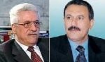 Almotamar Net - President Ali Abdullah Saleh conversed on telephone Saturday with president of the Palestinian Authority Mahmoud Abbas and the Palestinian Prime Minister Ismael Haniyah duchessing with them the situations in Palestine in the light of the regrettable developments between the two movements of Fatah and Hamas. 