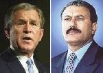 Almotamar Net - President Ali Abdullah Saleh received on Sunday congratulations cable from the US President George W. Bush on occasion of Eid of al-Fitr.