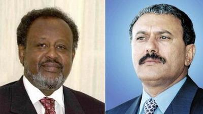 Almotamar Net - Djibouti President Ismail Omer Guelleh affirmed his countrys standing by Yemen for all that safeguards its security, stability and unity. In a telephone call with President Ali Abdullah Saleh on Wednesday President Guelleh affirmed firmness of the brotherly relations between Yemen and Djibouti. 