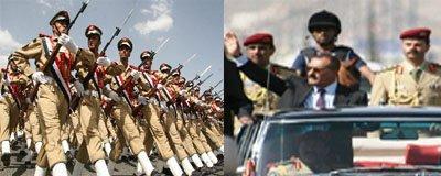 Almotamar Net - A grand military parade was held at al-Sabein square in the capital Sanaa on Thursday morning marking the Yemeni people celebrations of the 19th National Day on the 22 of May 1990 and the Yemeni reunification. 