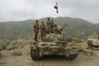 Almotamar Net - A Yemeni  military source on Thursday said armed forces and security troops continued their confrontation of hostilities and criminal practices the elements of terror and insurgency are persistently practicing and taught them hard lessons and inflicted heavy loses on them in men and weapons in their possession. 