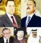 Almotamar Net - President Ali Abdullah Saleh has held talks    in Tripoli, Libya on Monday  with Libyan Leader Muammar Gaddafi, President Mohammed Hosni Mubrak of Egypt, President Jalal Talabani of Iraq and Emir of Qatar Sheikh Hamad Bin Khalifa Al Thani.