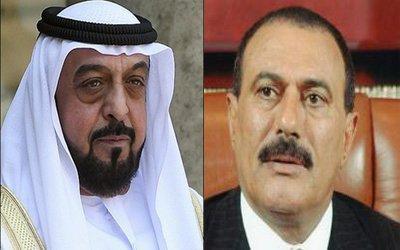 Almotamar Net - President Ali Abdullah Saleh made on Thursday a phone call with President Khalifa Bin Zayed Al Nahyan of United Arab Emirates after medical tests he underwent.