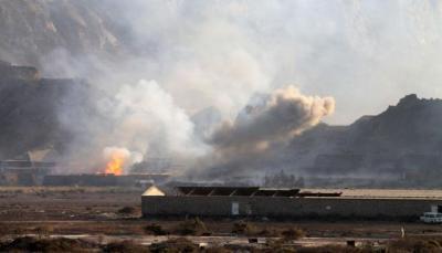 Almotamar Net - 
The Saudi war jet waged on Saturday an air raid on Harib-al-Qaramish district of Mareb province, a local official said. 

The war jet targeted Bani Rubaih area in Harib-al-Qaramish, the official said, adding no casualties were reported in the raid. 
