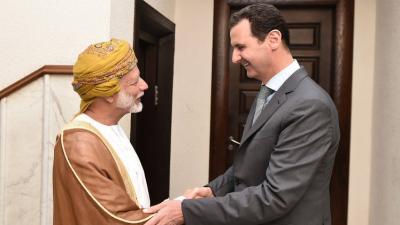 المؤتمر نت - التقى الرئيس السوري بشار الأسد في دمشق اليوم وزير الشؤون الخارجية لسلطنة عمان يوسف بن علوي الذي يزور سوريا حالياً.
