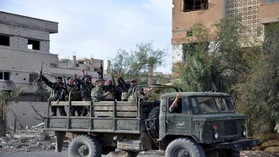 المؤتمر نت - بسط الجيش السوري سيطرته الكاملة على مدينة السخنة، آخر معقل لتنظيم "داعش" الإرهابي في محافظة حمص