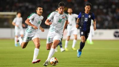 المؤتمر نت - فاز منتخب العراق على مضيفه الكمبودي (4-0) في المباراة التي جرت بينهما اليوم الثلاثاء، وذلك ضمن التصفيات المشتركة المؤهلة لكأس العالم لكرة القدم 2022 في قطر وكأس آسيا 2023 بالصين