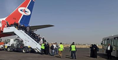 المؤتمر نت - أقلعت الرحلة الثالثة للخطوط الجوية اليمنية اليوم من مطار صنعاء الدولي متوجهة إلى العاصمة الأردنية عمّان وعلى متنها 273 مسافرا