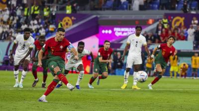 البرتغال تفوز بصعوبة على غانا في كأس العالم 	 