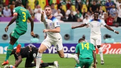 المؤتمر نت - تأهلت إنجلترا إلى ربع نهائي كأس العالم قطر 2022، بفوزها على السنغال 3-صفر، في الدور ثمن النهائي