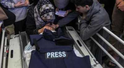 ارتفاع حصيلة الصحفيين الشهداء في غزة	 