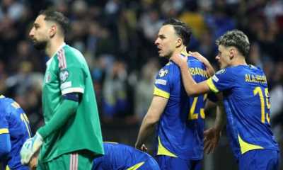 المؤتمر نت - أخفق منتخب إيطاليا مجددًا في فك عقدة التأهل إلى كأس العالم، بعد الخسارة في عقر دار البوسنة والهرسك بركلات الترجيح (4-1)، بعد التعادل (1-1)، مساء الثلاثاء، في نهائي الملحق المؤهل لمونديال 2026.